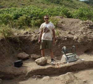 Ryan, on site in Saba.